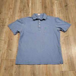 Johnnie-O's Hanging Out Polo Knit Short Sleeved Shirt Men's Size Small